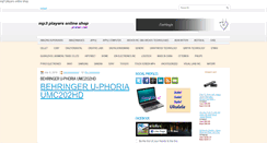 Desktop Screenshot of mp3playersonlineshop.phateaw.com