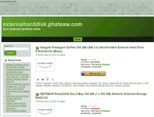 Tablet Screenshot of externalharddisk.phateaw.com